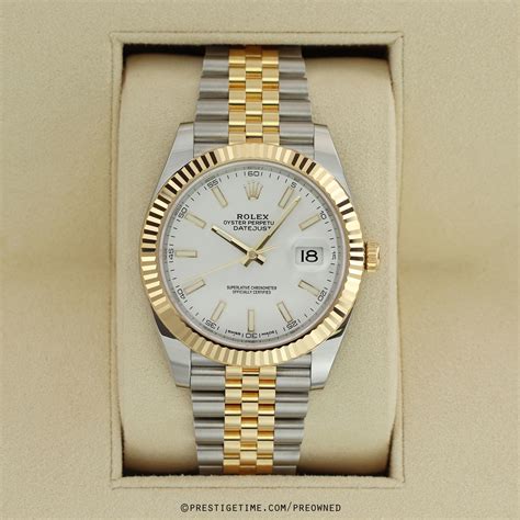 rolex datejust 41 leather band|Rolex Datejust 41mm pre owned.